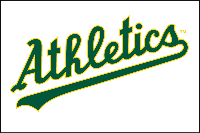 Oakland Athletics 1987-1992 Jersey Logo iron on transfers for fabric